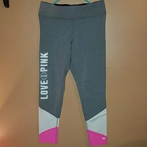 VS Pink Yoga Leggings - Size Lg